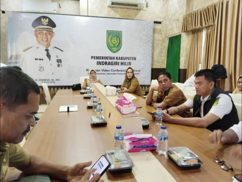 Dinkes Inhil Hadiri Rapat Bersama Mendagri Rakor Pembahasan KLB Kurtup Polio