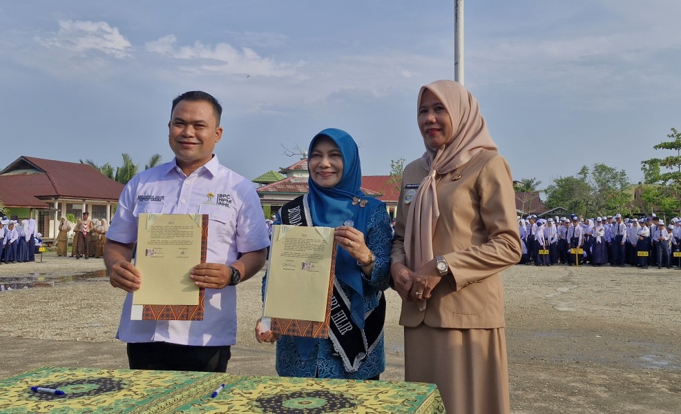 HIPMI Inhil dan Bunda PAUD Teken Nota Kesepakatan di Peringatan HAN 2025