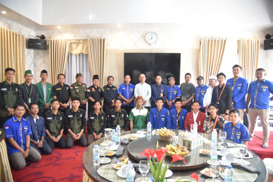 KNPI bersama OKP Se-Inhil Silaturahmi dengan Pj Bupati