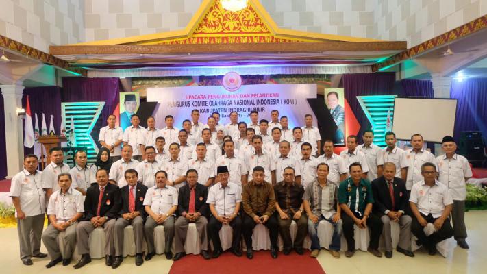 Pesan Bupati Wardan kepada Pengurus KONI Inhil 2017 -2021 yang Baru Dilantik