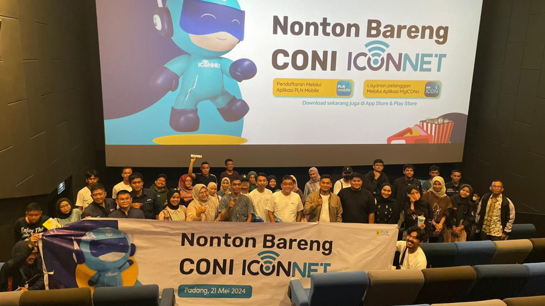 Apresiasi Pelanggan Setia, PLN Icon Plus Gelar Nobar CONI Iconnet