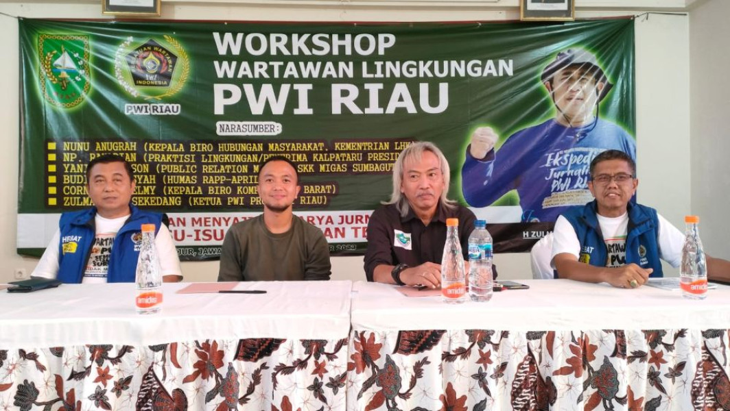 PWI Riau Gelar Workshop Wartawan Lingkungan