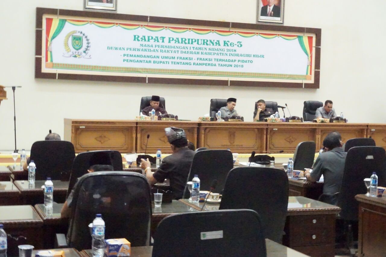 DPRD Inhil Pertanyakan Sejumlah Ranperda Usulan Pemkab