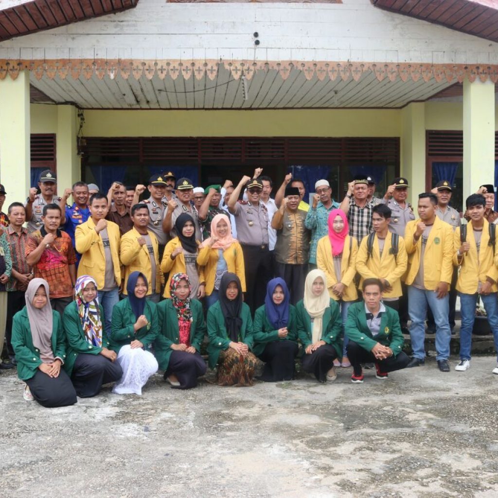 Wakapolres Inhil Kunjungan Kerja dan Silaturahmi Kamtibmas Ke Polsek Gaung dan Mandah