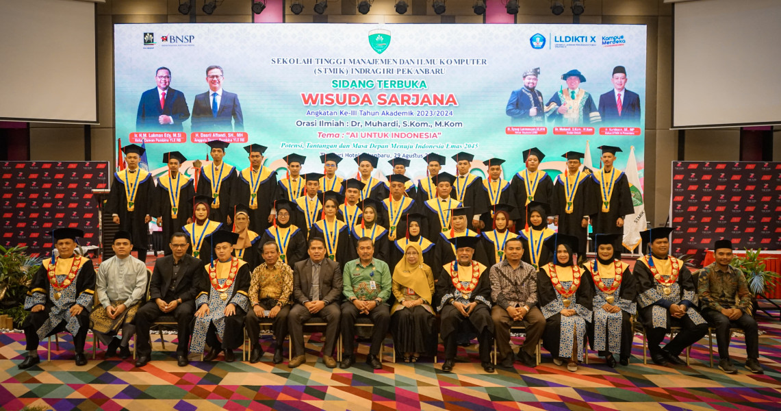 STMIK In Pekanbaru Gelar Yudisium dan Wisuda Angkatan III Tahun 2024