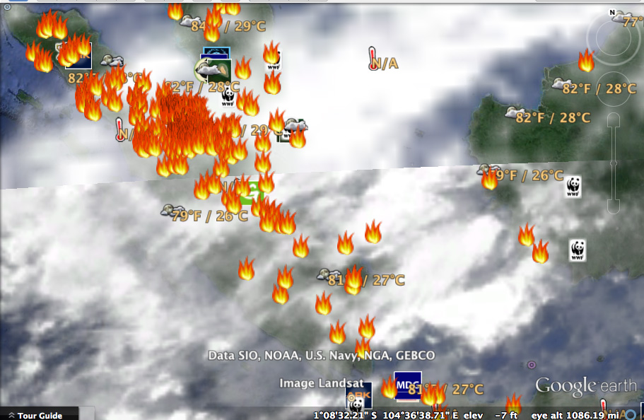 Hari Ini Hanya Satu Titik Hotspot di Sumatera