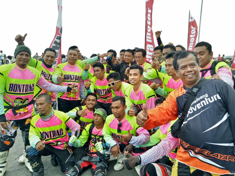 Puji Amin Terekam Camera Wartawan Dibalik Ribuan Peserta Titac Trail Adventure 2017