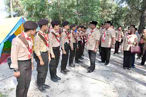 Pembukaan Lomba Tingkat III Kwarcab Pramuka Sergai Tahun 2017