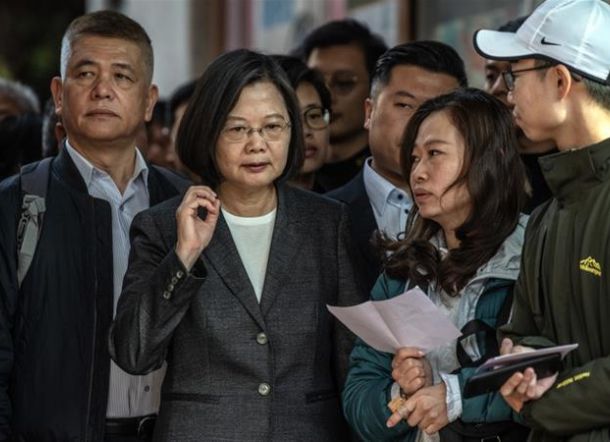 Tsai Ing-wen Ucapkan Pidato Kemenangan di Pilpres Taiwan