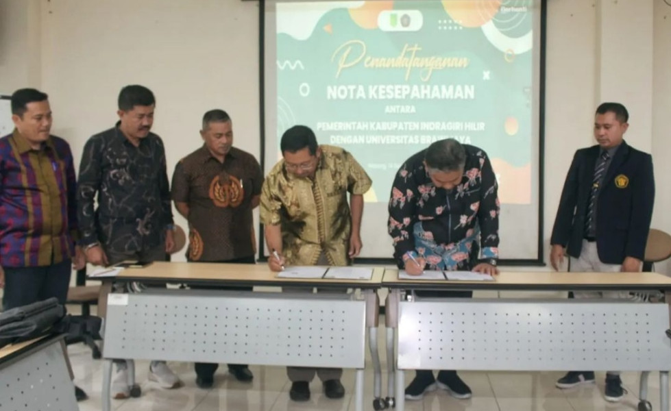 Pemkab Inhil Hadiri Penandatanganan Nota Kesepahaman dengan UB