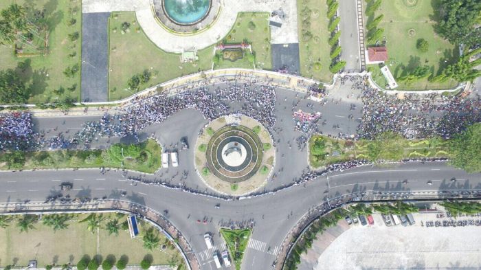 Aksi Demo Ribuan Buruh RAPP Bukan Karena Diperalat Manajemen