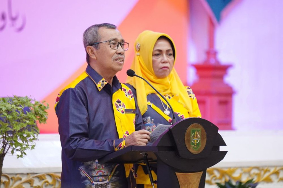 Pelepasan Masa Tugas Gubernur Riau, Syamsuar Sampaikan Pesan Haru