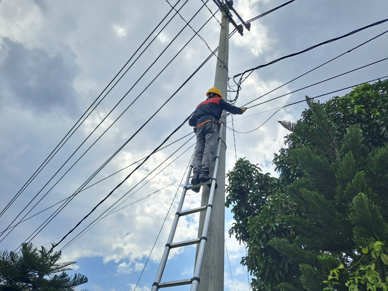 PLN Icon Plus Rapikan Aset Jaringan FO di Jalan Lintas Timur Jambi-Riau