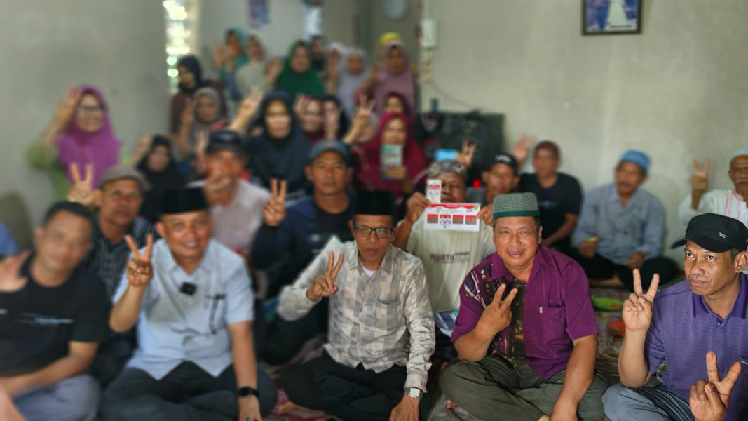 Bang Dani Diteriaki Emak-emak Sungai Dusun : Berjuang Terus Pak, Semoga Menang