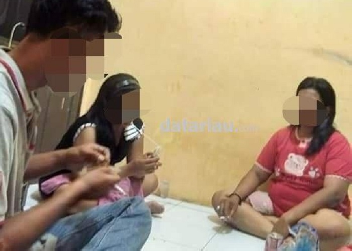 Viral... Foto Lelaki dan Perempuan Lagi Asik Nyabu Beredar, Lokasinya...