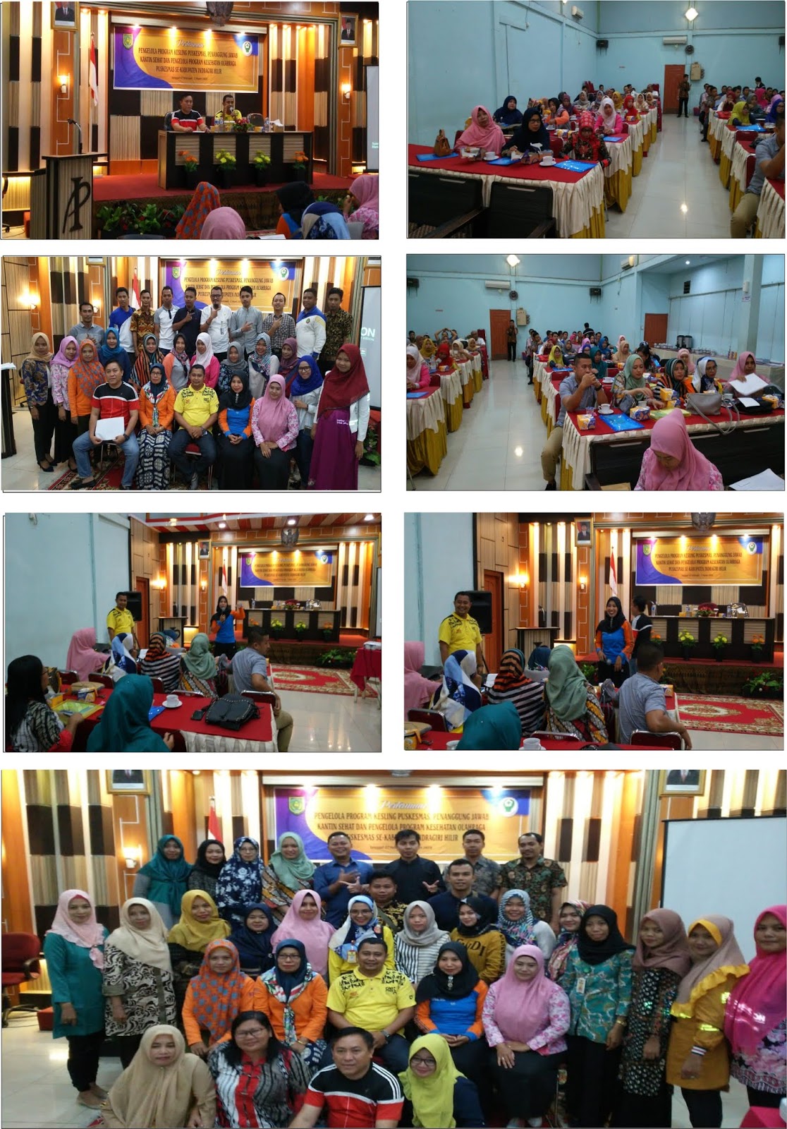 Dinkes Inhil Sosialisasi Konsling Kantin Sehat dan Program Olahraga
