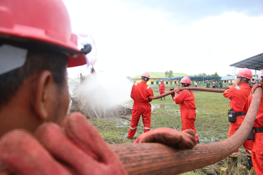 PT GIN Kembali Gelar Sosialsiasi dan Pelatihan Penanggulangan Karlahut