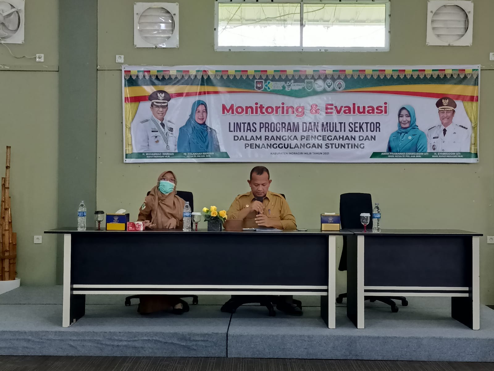 Dinkes Inhil Gelar Evaluasi Bersama Lintas dan Multi Sektor