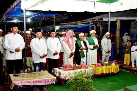Wabup Inhil Hadiri Haul Sulthon Auliya Syekh Abdul Qadir Al Jailani dan Romo KH Ahmad Jauhari Umar
