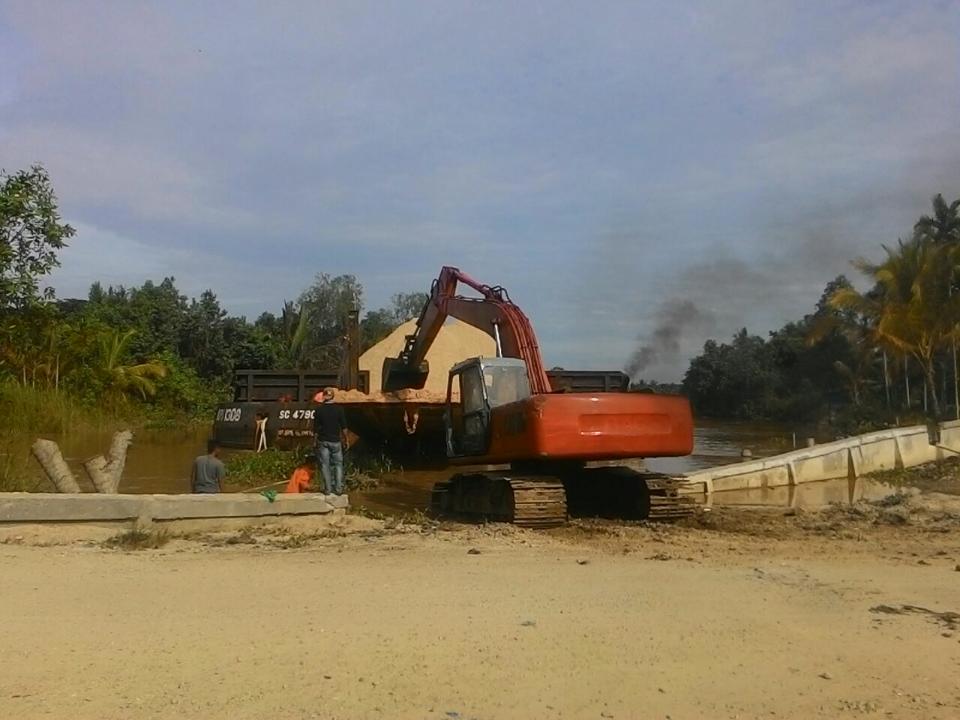 Pengerjaan Jalan Kotabaru-Pulau Kijang Dilanjutkan