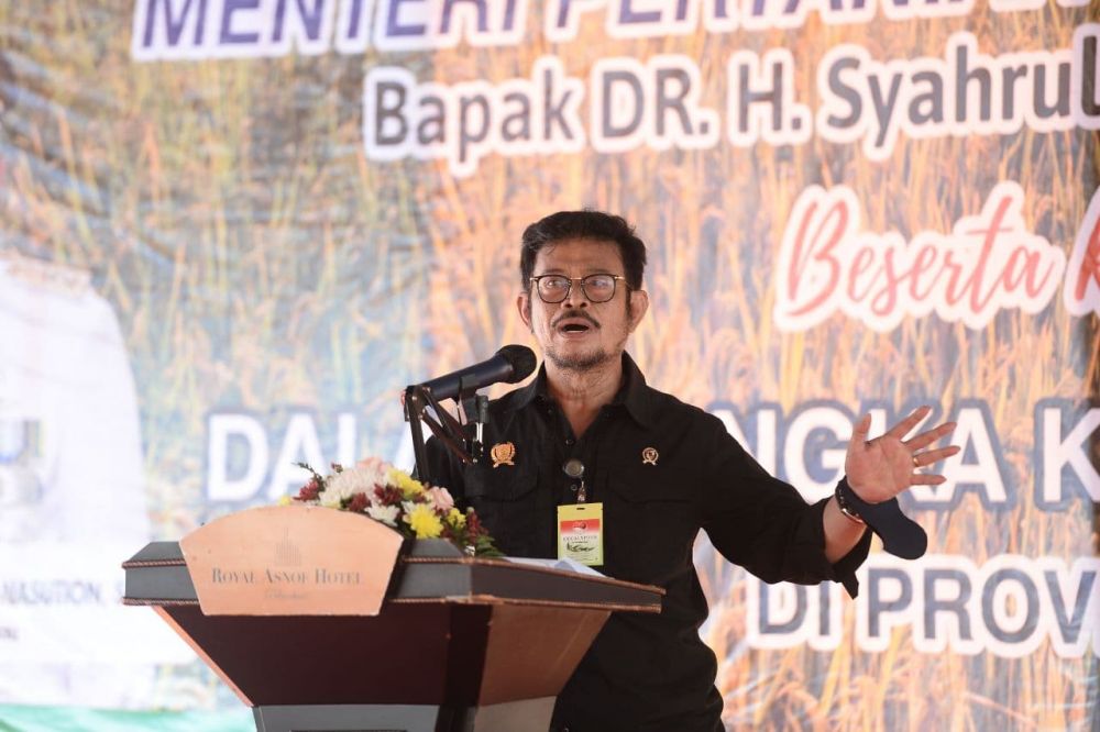 Mentan: Riau Penyangga Masa Depan Indonesia di Bidang Pertanian dan Perikanan