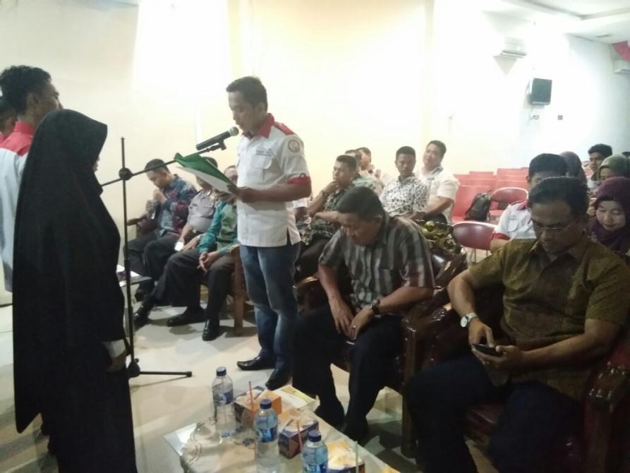 Terus Bergerilya, Mahmuddin Lantik PK Pemuda BNN Kecamatan Tembilahan Hulu