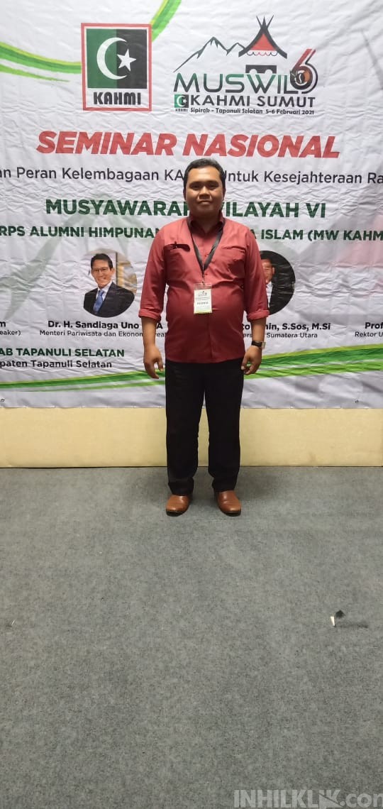 Khairul Hakim Satu-satunya Sekcam di Kabupaten Serdang Bedagai Bergelar Doktor