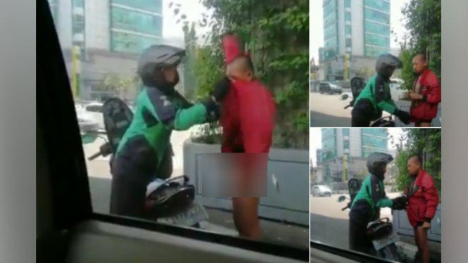 Driver Ojol Berikan Jaket untuk Remaja Tanpa Busana di Jalan