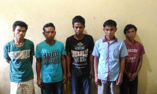 5 Pelaku Pengelapan Karet di tangkap