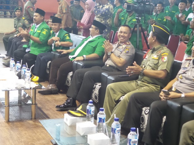 Dihadiri Kapolda Riau, 1.500 Banser Apel Kebangsaan GP Ansor