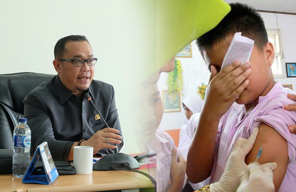 Imunisasi MR di Inhil, untuk Anak Non Muslim Lanjut, yang Muslim Ditunda