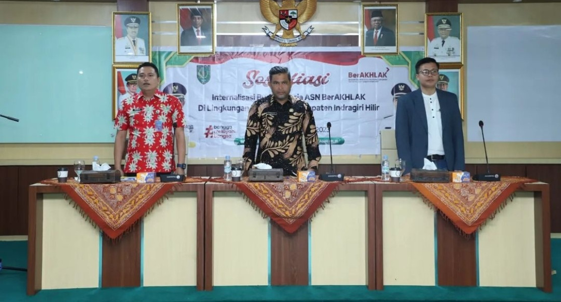 Bupati Inhil Buka Sosialisasi Internalisasi Budaya Kerja ASN BerAkhlak