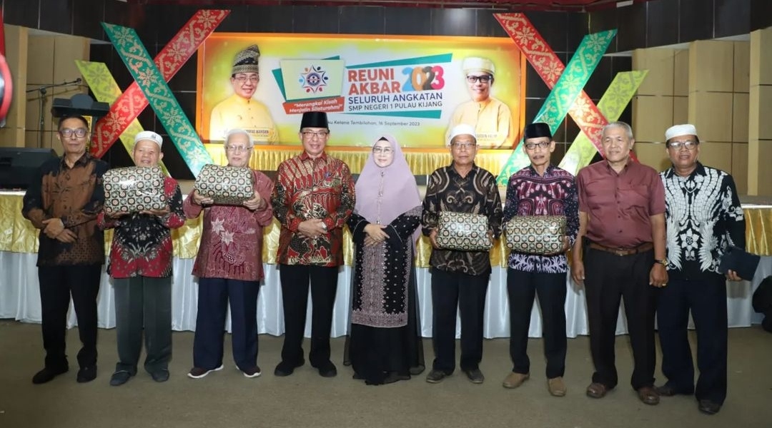 Hadiri Reuni Akbar Alumni SMPN 1 Pulau Kijang, Berharap Jalinan Silaturahmi Tetap Terjaga