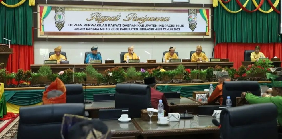 DPRD Gelar Paripurna Istimewa Peringatan Milad Inhil ke-58