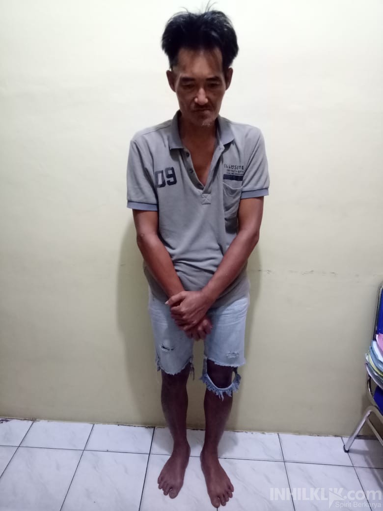 Lagi Mau Nyabu Rupanya Datang Polisi, Akiong Terpaksa Diboyong