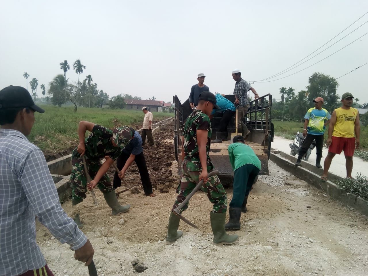 Satgas TMMD Kodim 0314 Inhil Terus Kejar Target