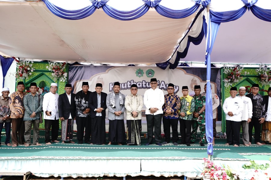 Pemda Inhil Hadiri Khutbatul Arsy di Ponpes Daarul Rahman Tembilahan