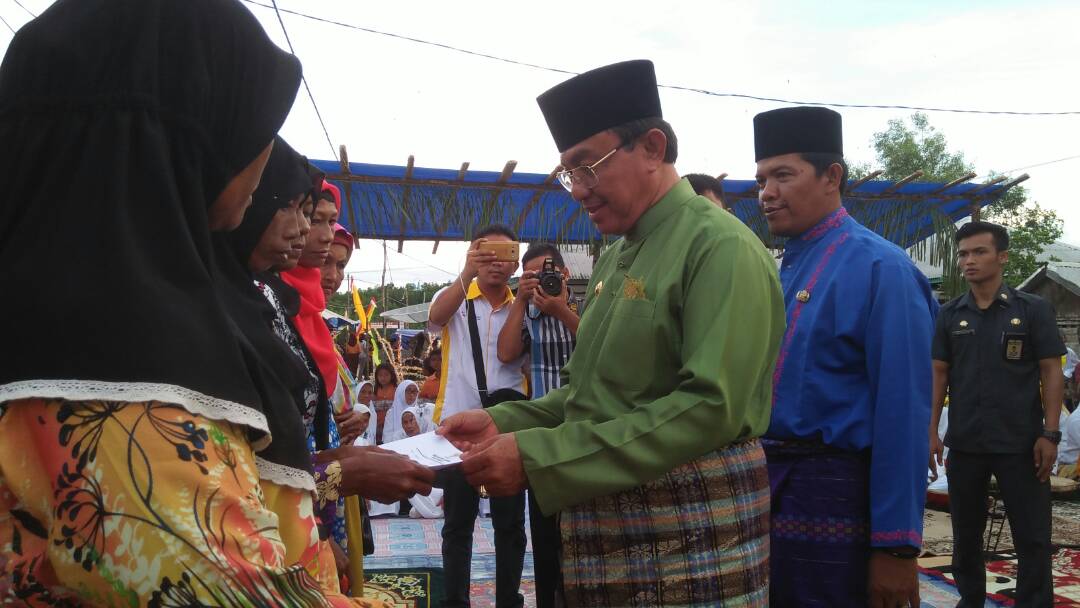 Bupati Inhil HM Wardan Buka STQ di Desa Belaras