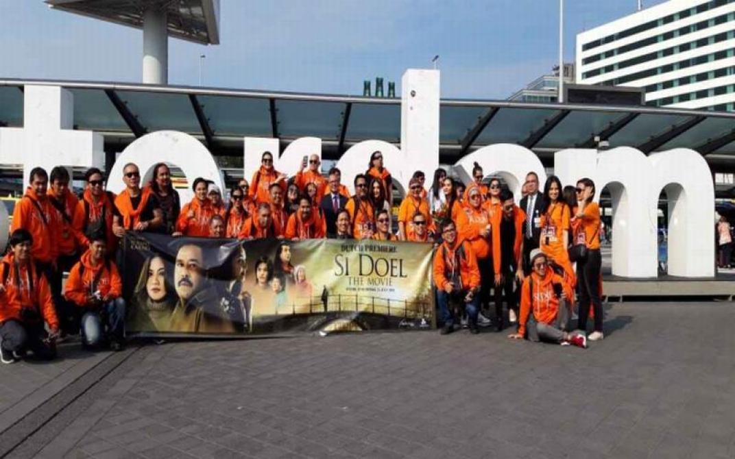 Boyong 80 orang dari Indonesia, Gala Premier Si Doel The Movie Siap Hebohkan Belanda