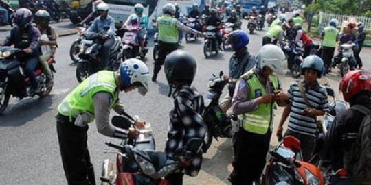 Operasi Patuh, 7 Kendaraan Anggota Polres Inhil Ikut Ditilang