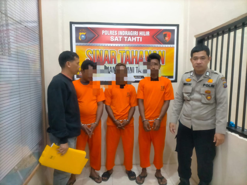 Ninja Sawit di Inhil Berhasil Diringkus Kepolisian