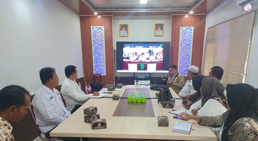 Pemdes Sungai Intan Ikuti Bimbingan Teknis Desa Antikorupsi