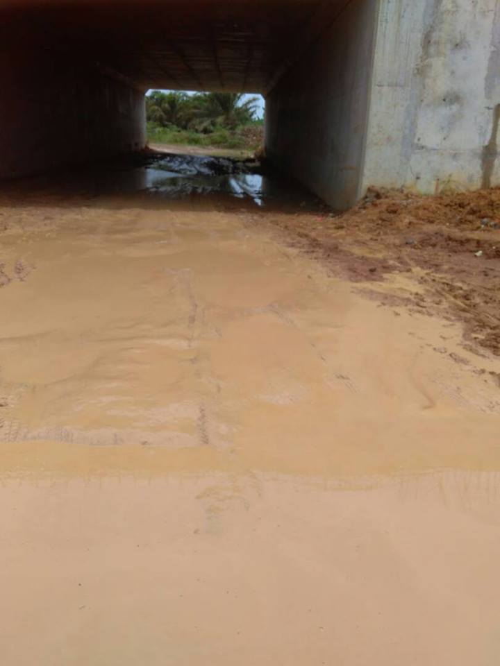 Terowongan Jalan Tol Medan - Tebing Tinggi di Desa Pematang Ganjang Mirip 'Kolam Ikan'