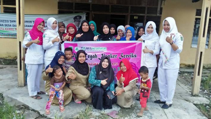 Lebih 800 Ibu-ibu di Inhil Sudah Jalani Pemeriksaan Test IVA