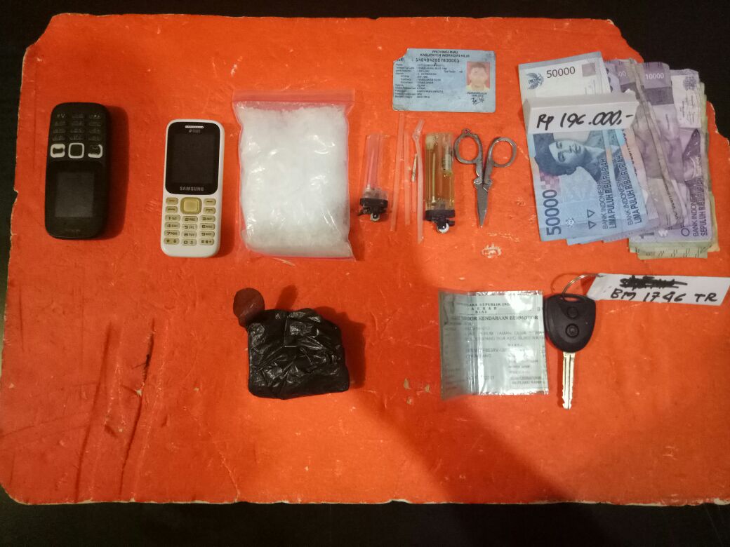 Miliki Sabu, Dua Warga Inhil ini Dibekuk Polisi, Salah Satunya Residivis