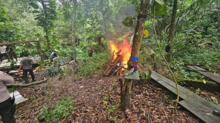 Bangunan di Kampus UNRI Diduga Dijadikan Tempat Konsumsi Narkoba
