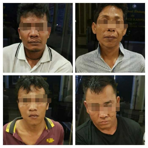 Wanita di Kampar Dibunuh dengan Sadis oleh 4 Pria Ini