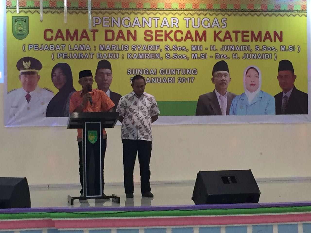 Malam Pisah Sambut Camat dan Sekcam Kateman   