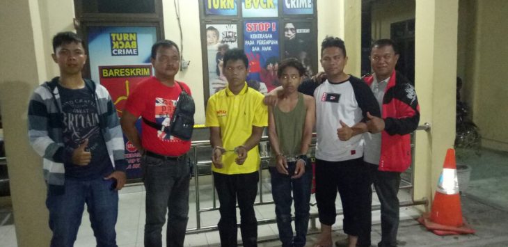 Dua Maling Motor Diciduk Atas Laporan Teman Sendiri