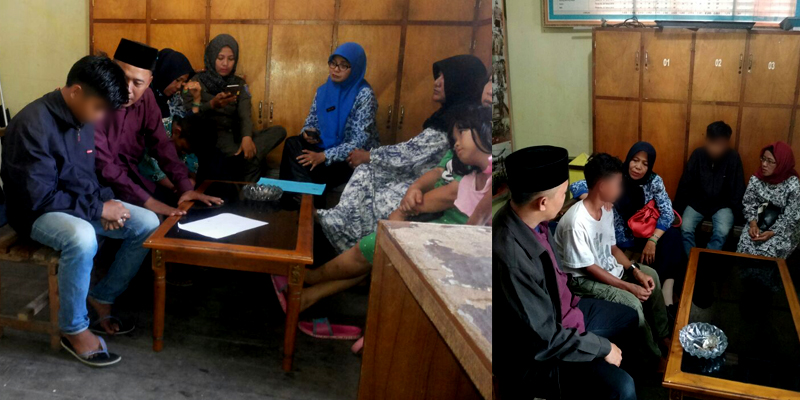 Satpol PP, Granat & BP3AKB Inhil Berdampingan Membimbing Anak Pelaku Curas